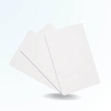 Badge en PVC blanc sans contact MIFARE 1K