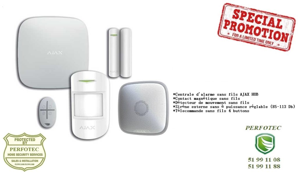 KIT ALARME SANS FILS AJAX COMPLET Perfotec — free download