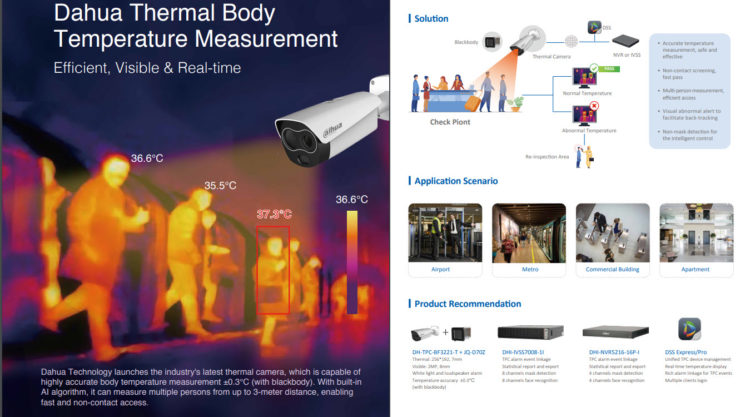 Mesure de la température du corps humain Solution complète pour détecter et surveiller la température du corps humain